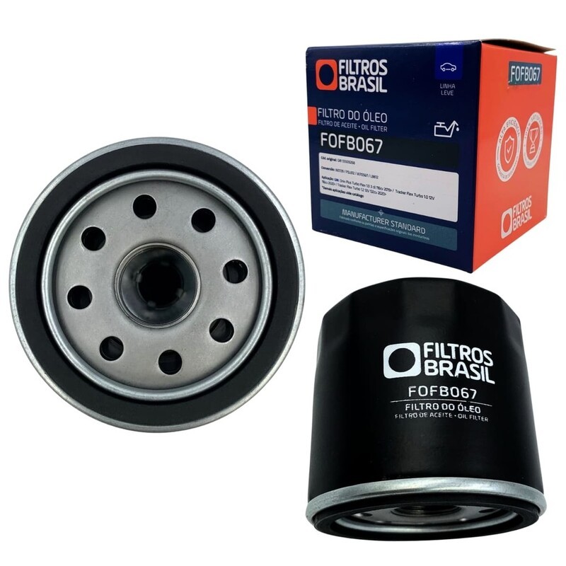 FILTRO DE OLEO MOTOR GM 3 CILINDROS NOVO ONIX/ TRACKER/ NOVA MONTANA