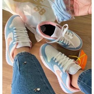 Tenis Dunk Low Azul BB e Pink Feminino Super Promoção Envio Imediato 34 ao 39 Garanta o seu