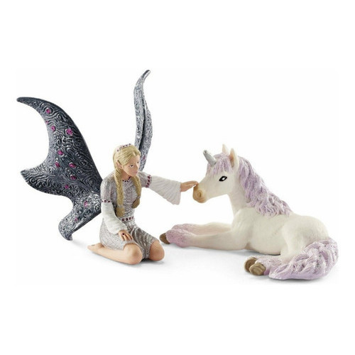 Schleich Bayala 70424 Elfa Lindariel C/potro Colecionável