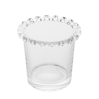 Porta Colher Lyor Coração de Cristal Incolor 8,5cm x 8cm