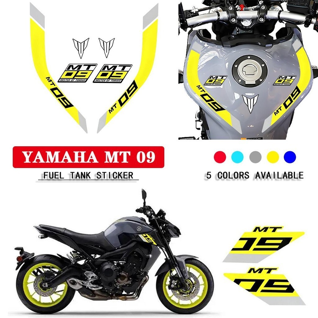 Autocolante De Motocicleta Yamaha MT09 MT-09 E 09SP Decoração De Carroceria Lateral Proteção Modificada Flor Fria À Prova D'água