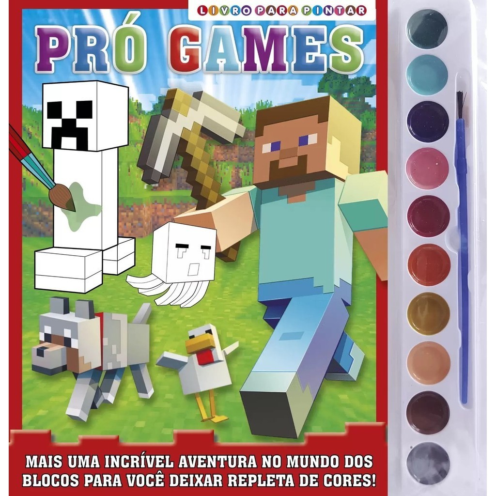 Livro Para Pintar com Aquarela - Pró-Games