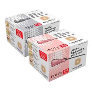 Agulha Hipodérmica Descarpack Cx C/100