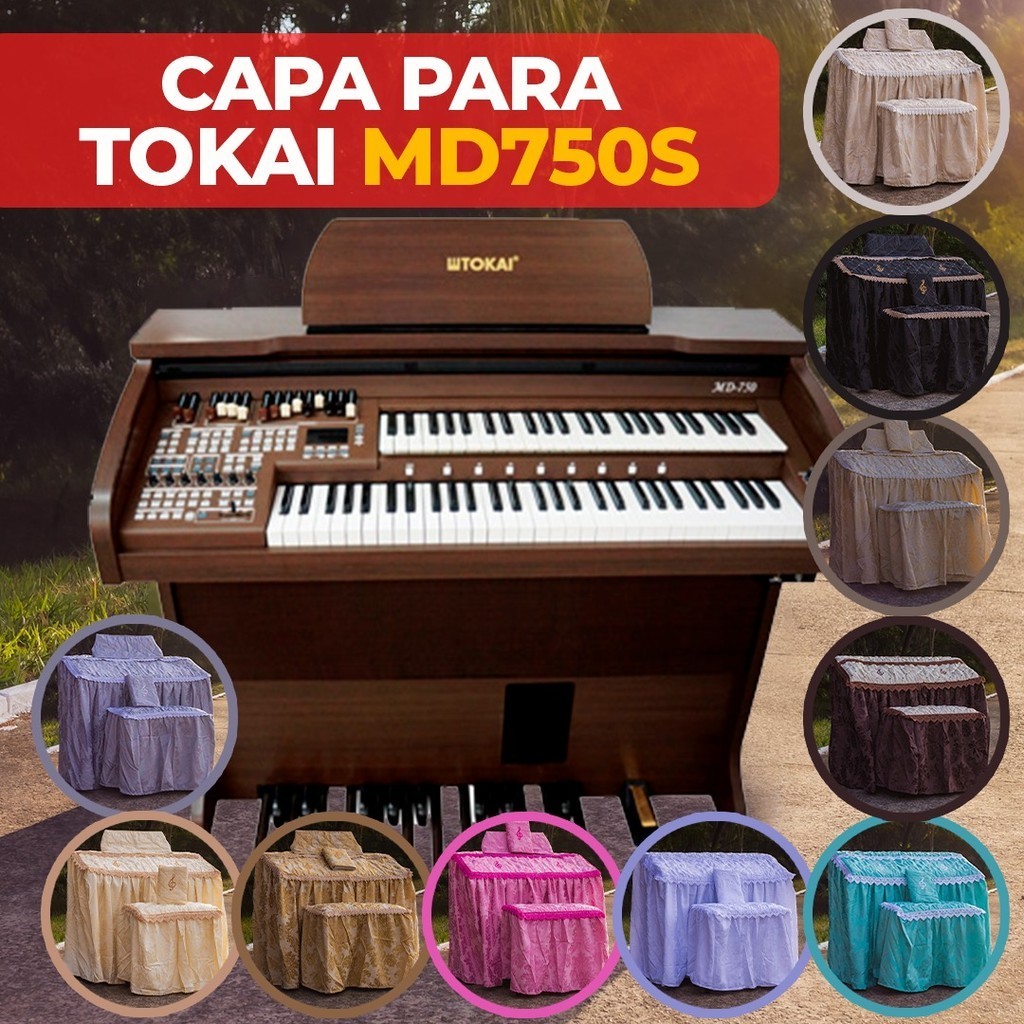 Capa para Órgão Tokai MD-750