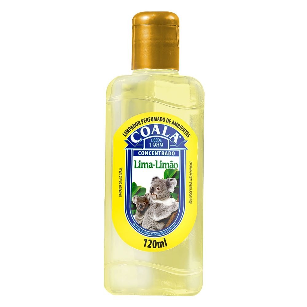 Coala Essências - Limpador Perfumado de Ambientes Lima-Limão 120 ml - Home & Living