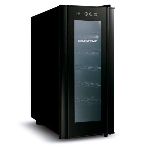 Adega Brastemp para 12 Garrafas Preta Iluminação LED com Painel Eletrônico BZC12BE em Oferta na Shopee