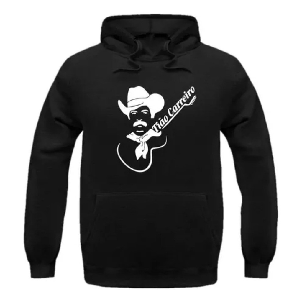 Jaco De Moletom Canguru Com Capuz Tião Carreiro Viola Top