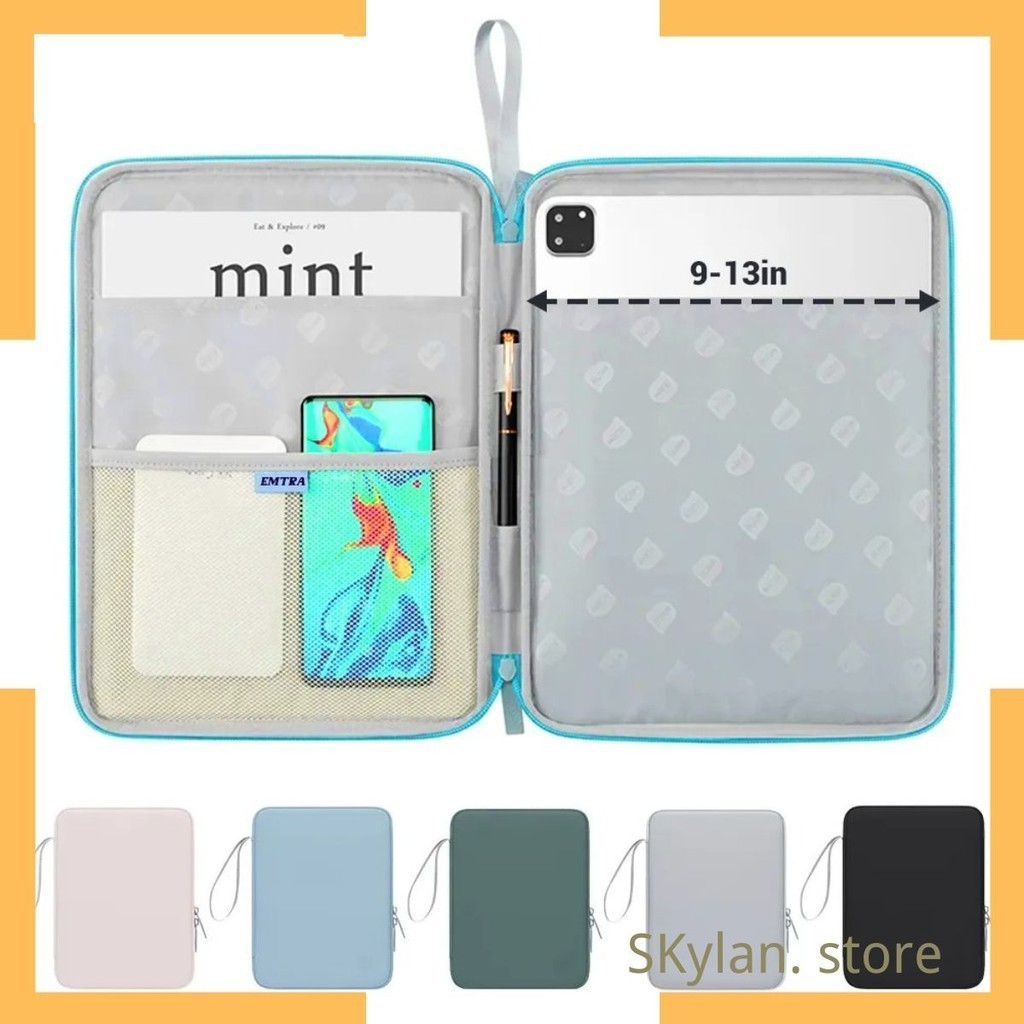 Imagem Capa Case Bolsa Pasta Para Tablet Galaxy S6lite/S7/S8Xiaomi 6PRO /Redmi pad SE/ Pro 12.1 iPad 7-10 à Pro 13” Polegadas