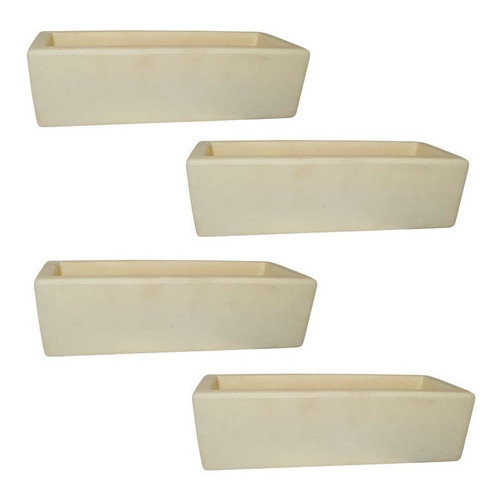 Kit 4 Jardineiras De Planta 37x15 Floreira Polietileno em Oferta na Shopee