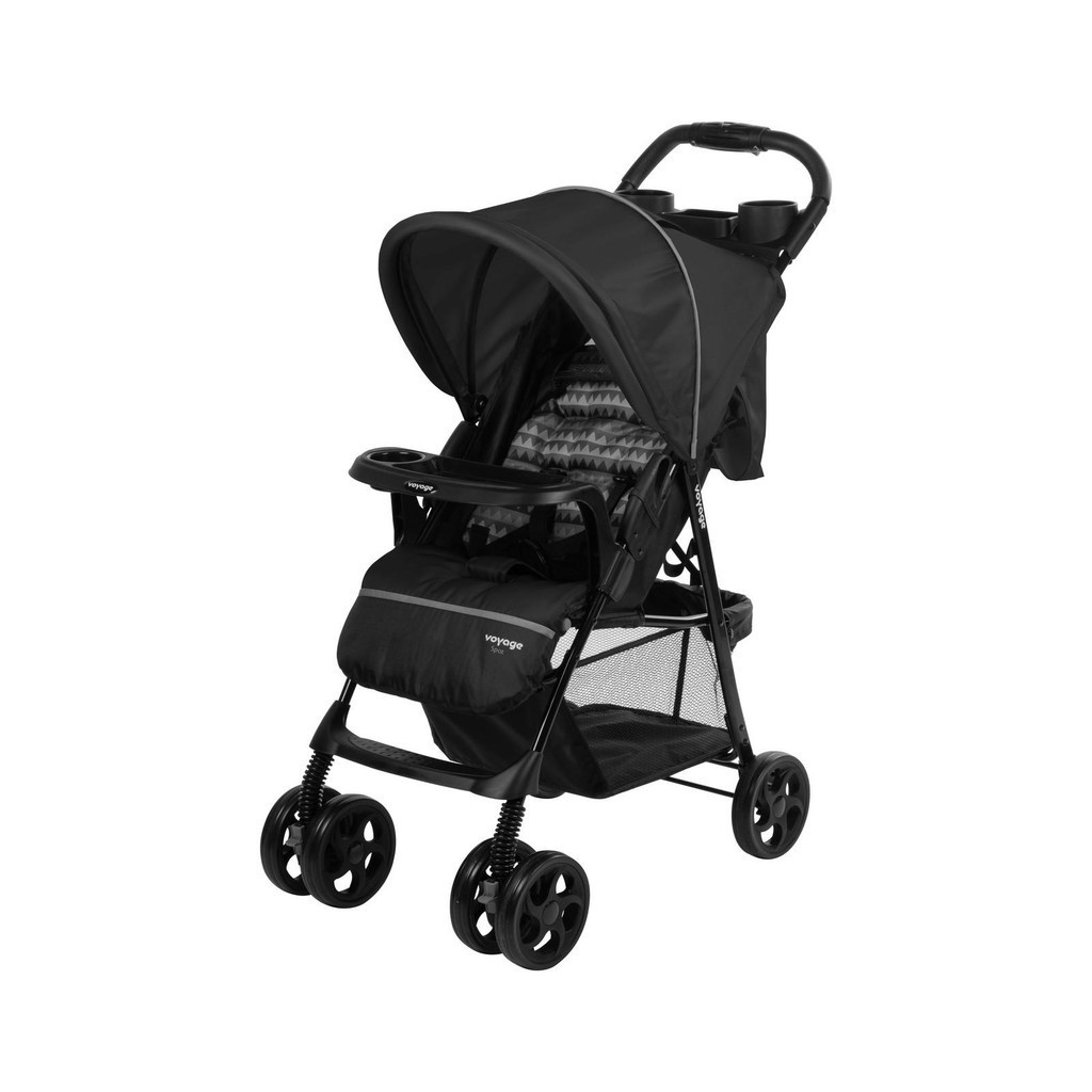 Carrinho de Bebê Spot Preto Geo - Voyage em Oferta na Shopee