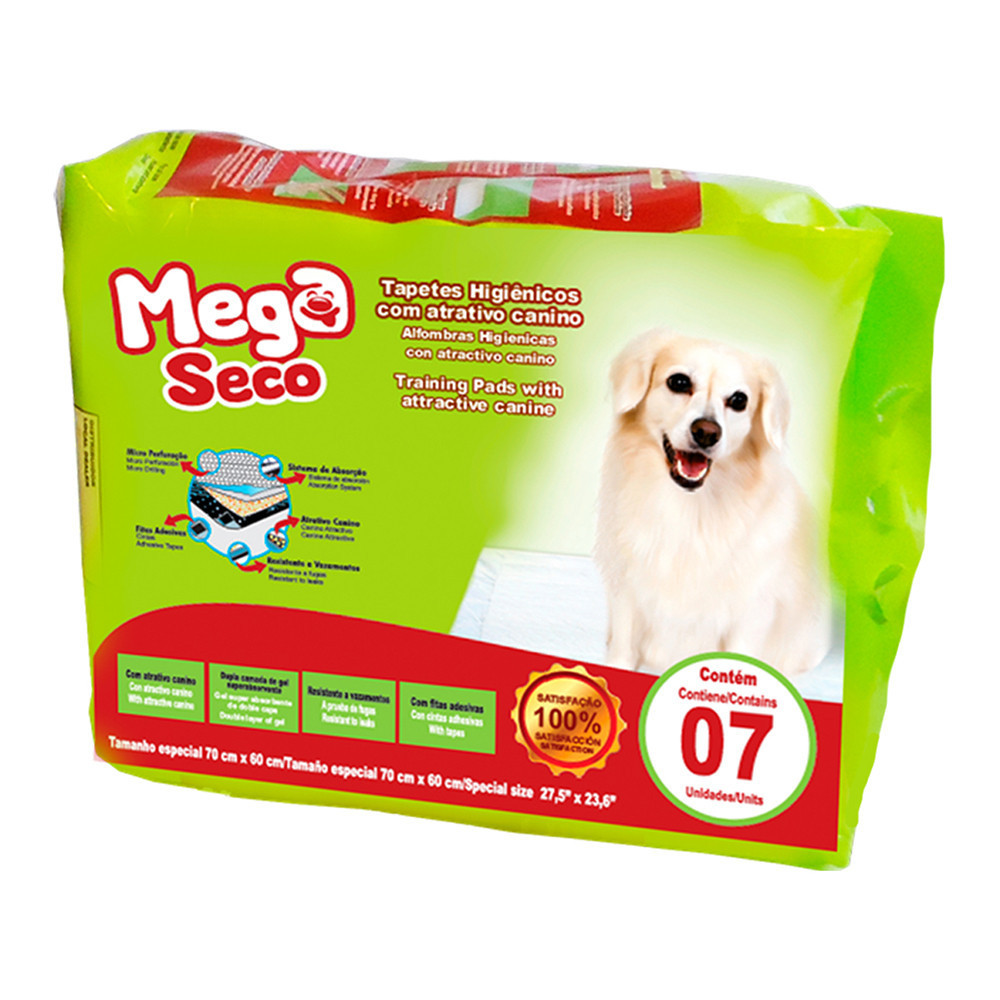 Tapete Higiênico 7 und 65x60cm Mega Seco - PP266 - Pets