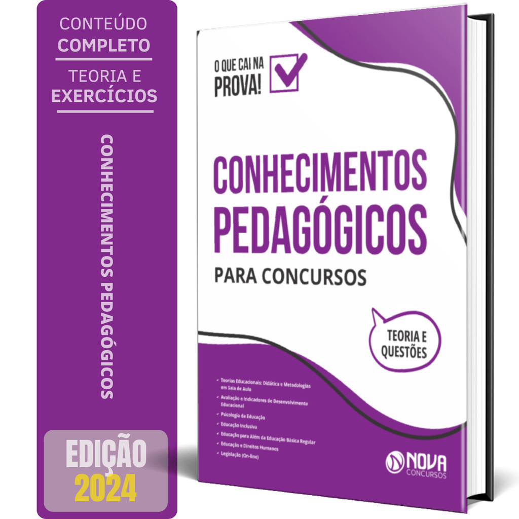 Imagem Apostila Conhecimentos Pedagógicos para Concursos