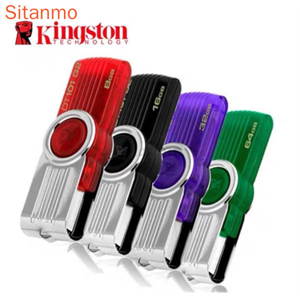 Kingston DT101 Pen Drive USB 2.0 Mini Stick De Memória Plug and Play À Prova D'água 2GB 4GB 8GB 16GB 32GB 64GB 128GB