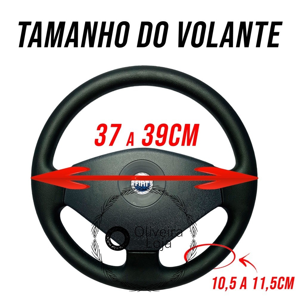 Capa De Volante Universal Emborrachada com Massageador Maior Segurança Na Direção — imagem 2 de 2