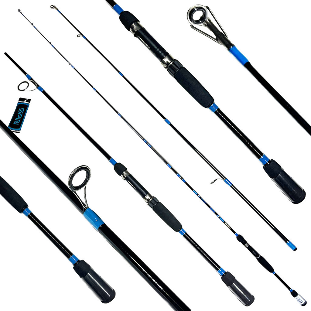 VARA PARA MOLINETE PLUSFISH SPIN SP562MH 5'6" (1.68M) 15-30LB - AZUL - 2 PARTES