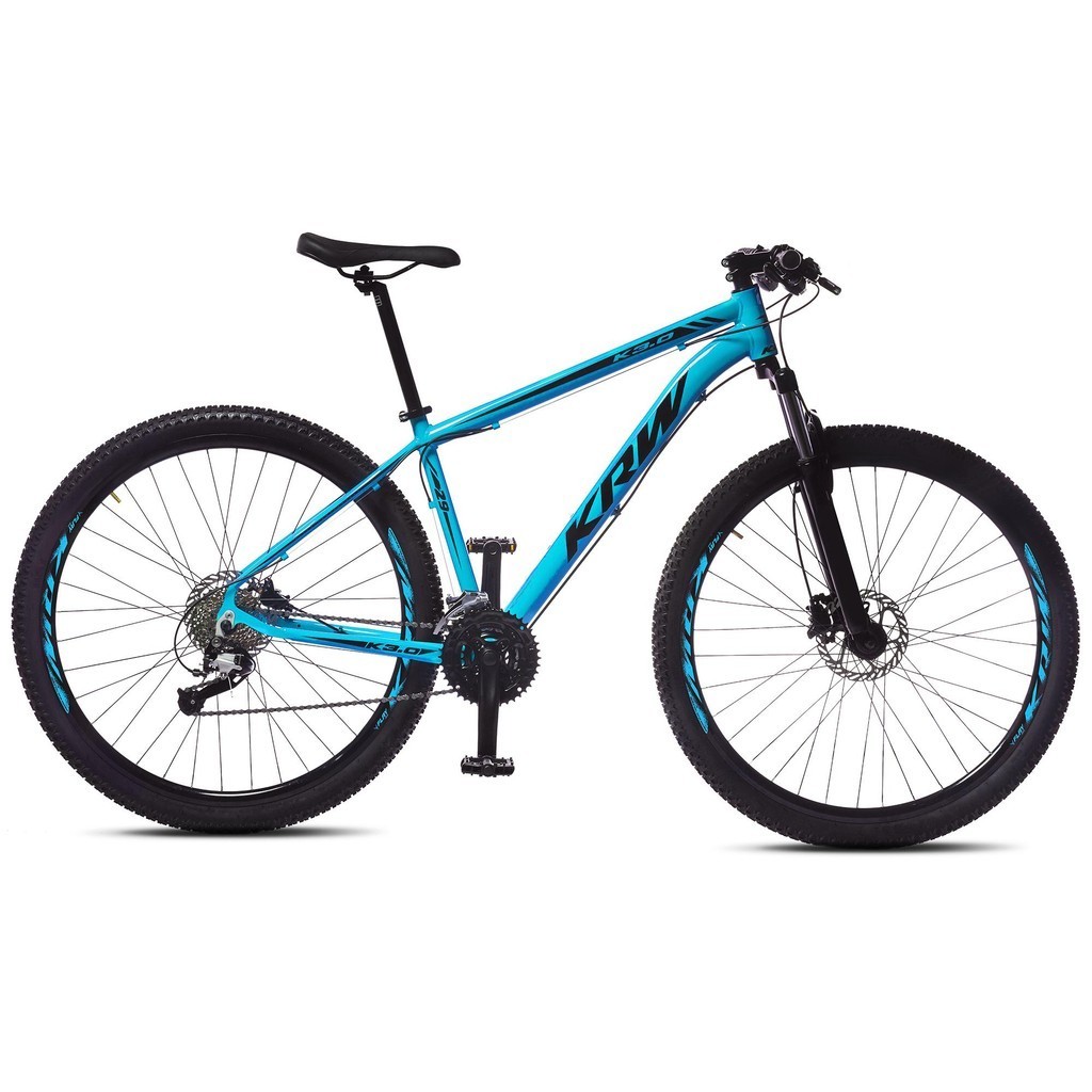 Bicicleta Aro 29 KRW Alumínio 24 Vel Freio a Disco Hidráulico S37