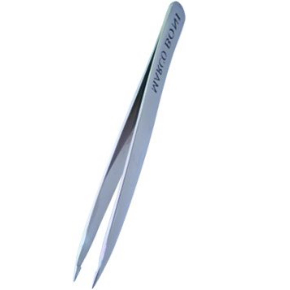 Pinça de Precisão, Ponta Fina, Aço Inox, 6004B, Marco Boni, 1 Unidade