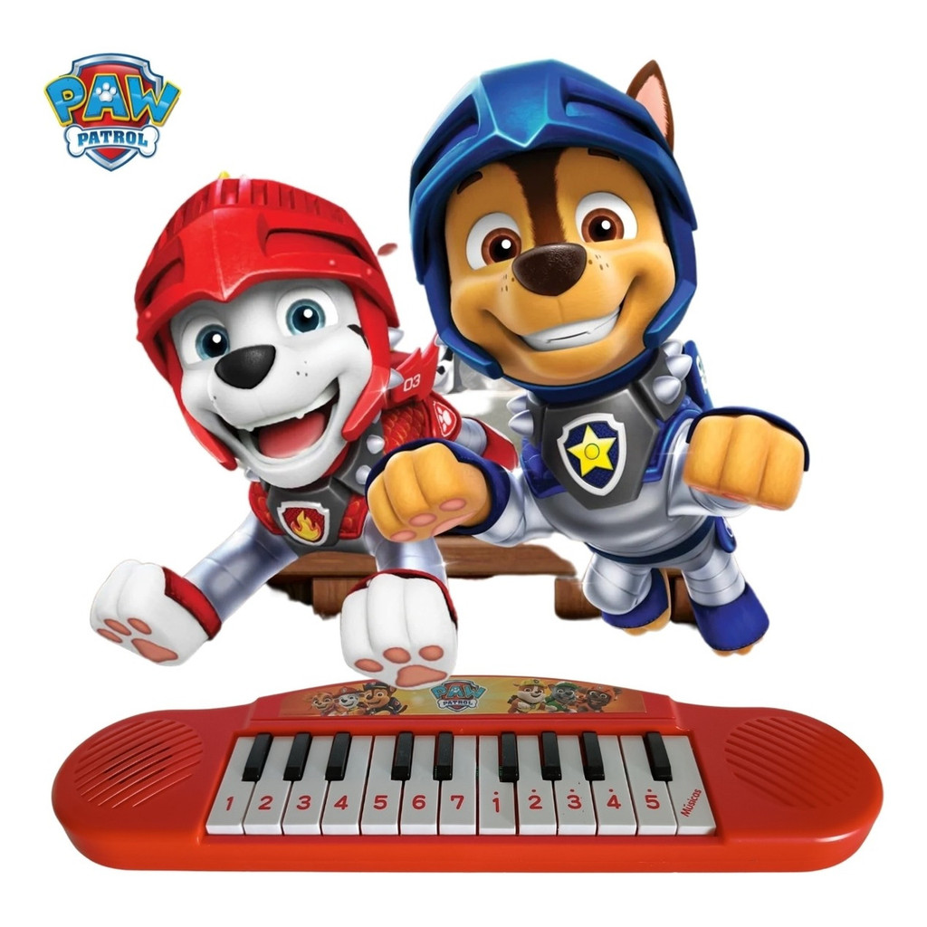 Piano Musical Melodia Patrulha Canina Paw Patrol Candide