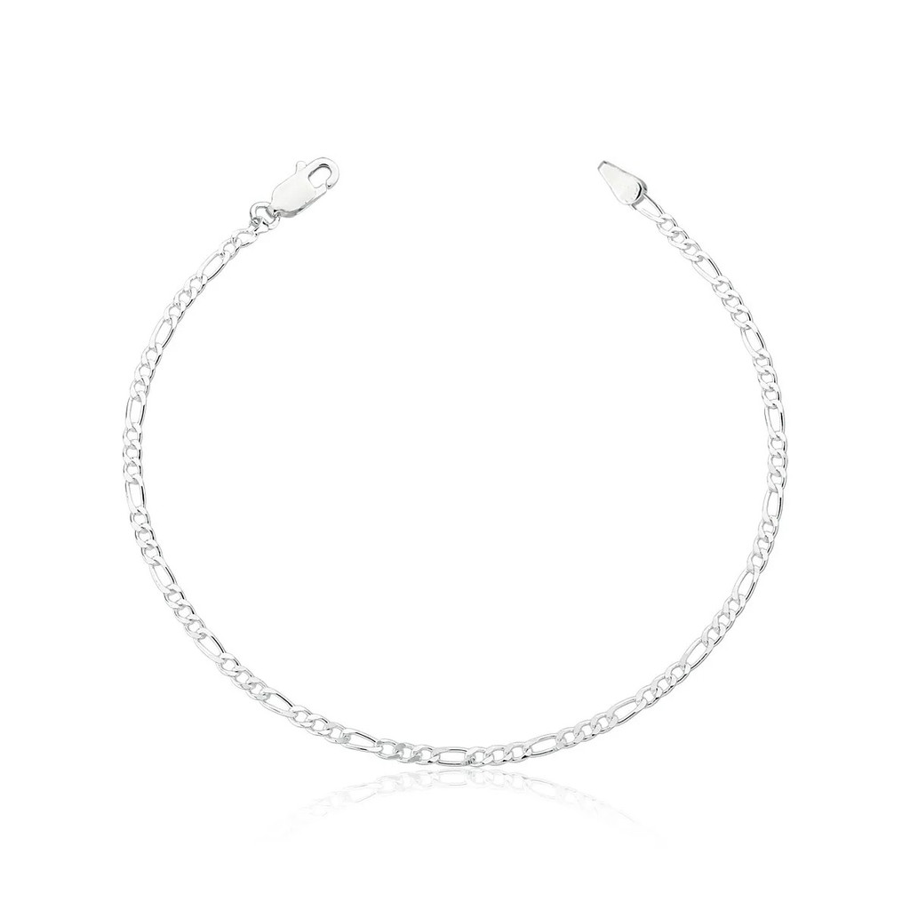 Pulseira Grumet 3x1 3mm Prata 925 - Fashion Accessories