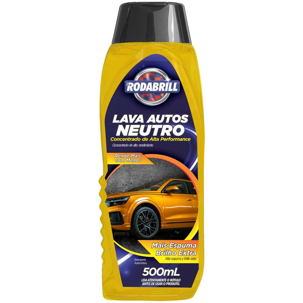 Lava Autos Neutro Concentrado de Alta Performance Rodabrill 500ml