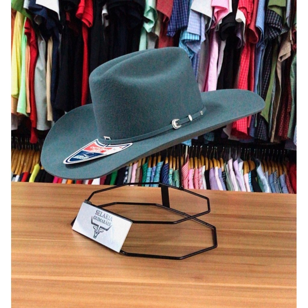 CHAPÉU ELDORADO CATTLEMAN ROPERS LÃ GRAFITE ABA 11