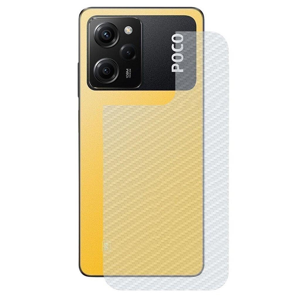 Película para Poco X6 Pro 5G - Traseira de Fibra de Carbono - Gshield em Oferta na Shopee