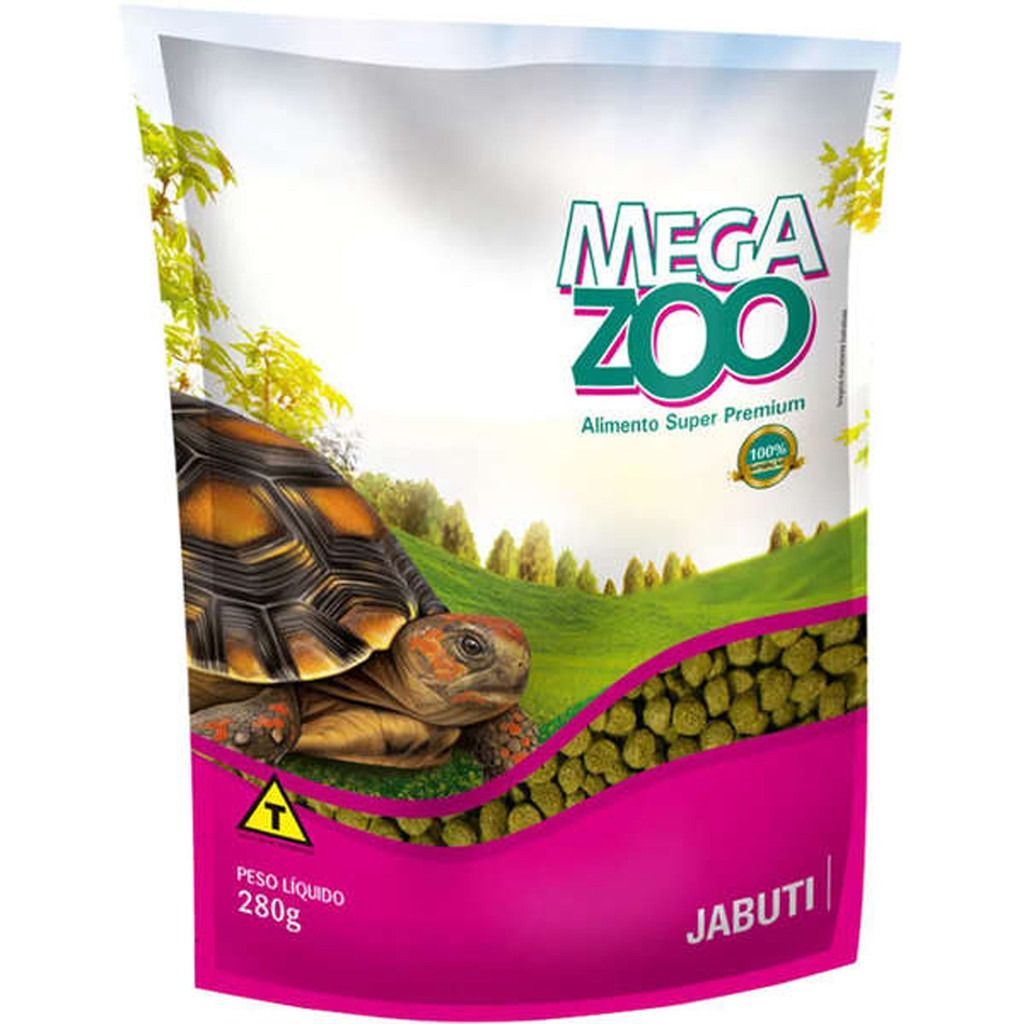 Ração Megazoo Extrusada para Jabutis - 280 g em Oferta na Shopee