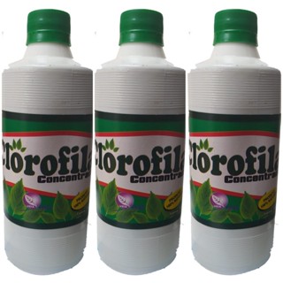 3 Concentrado Clorofila 500ml Detoxificante E Antioxidante