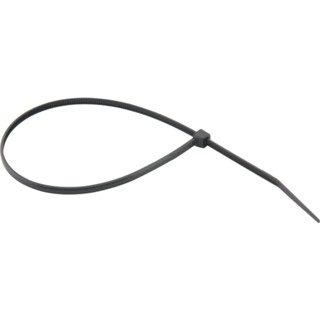 Abraçadeira de nylon preta 2,5 x 200 mm com 100 peças - Vonder