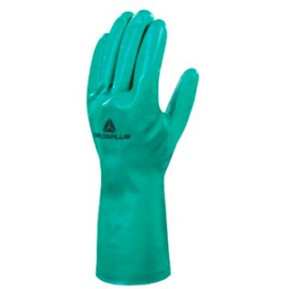 Luva de látex nitrílica flocada 33 cm G - Delta Plus