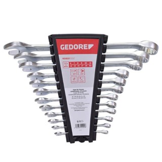 Jogo de chaves combinadas 6 a 22 mm aço cromo vanádio com 12 peças - Gedore Red
