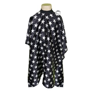 Capa de Corte Infantil Estrelinhas Preta com Zíper em Oferta na Shopee