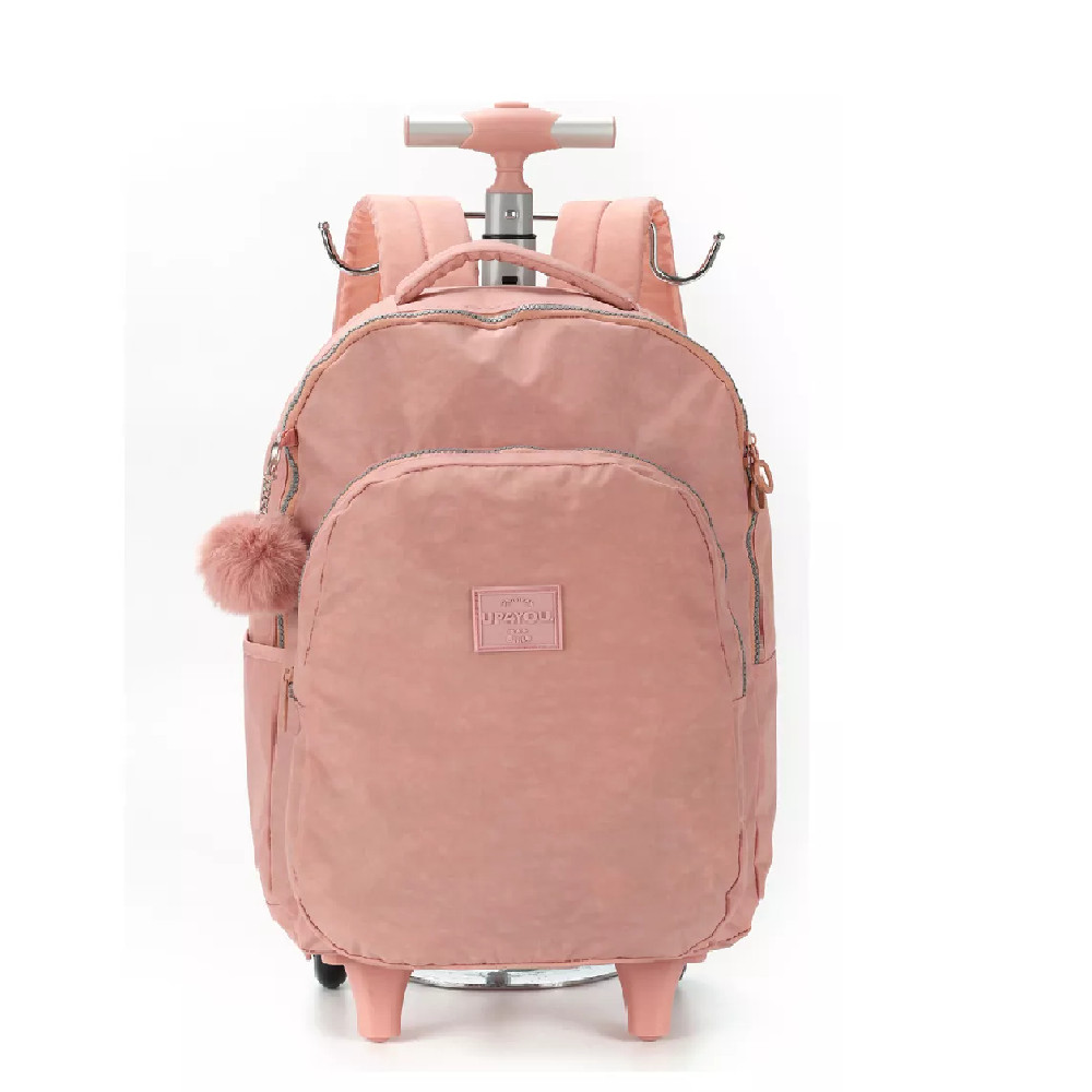 Mochila Rodinha Escolar Crinkle Up4you com 2 Compartimentos