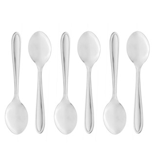 6 Colheres de Sobremesa Lyor Gastro de Aço Inox 13cm em Oferta na Shopee