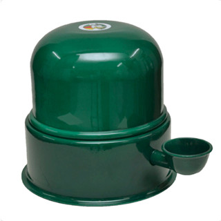 Bebedouro Vida Mansa Alumínio 3 Litros Raças Pequenas - Verde em Oferta na Shopee