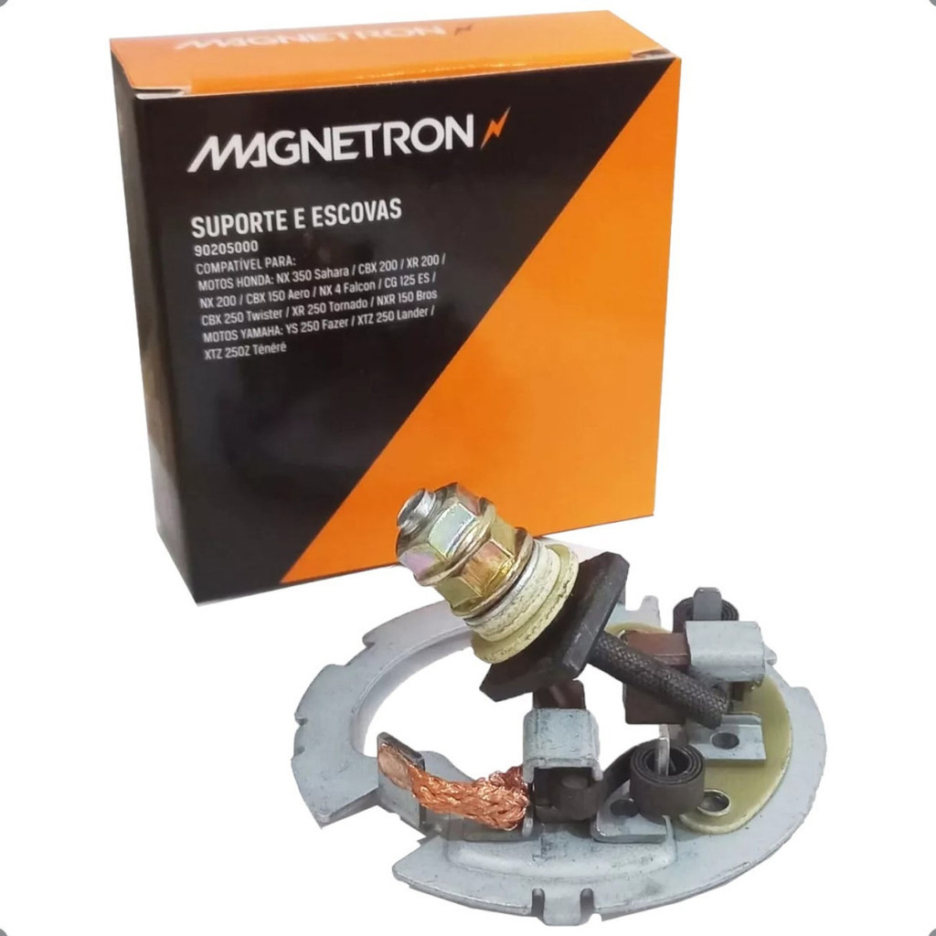 Escova Motor Arranque Ys Xtz Lander Tenere Cbx Aero Strada Twister Cg Titan Nx Nx4 Nxr Xr em Oferta na Shopee