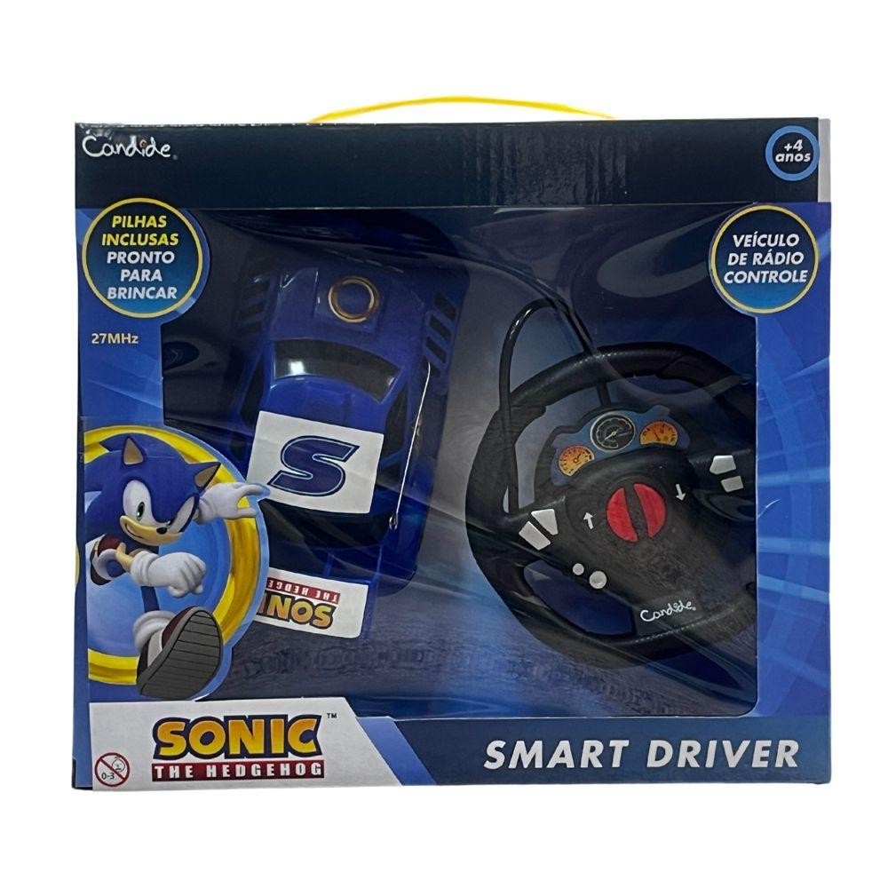 Carro Controle Remoto 3 Funções Sonic Smart Driver - Candide em Oferta na Shopee