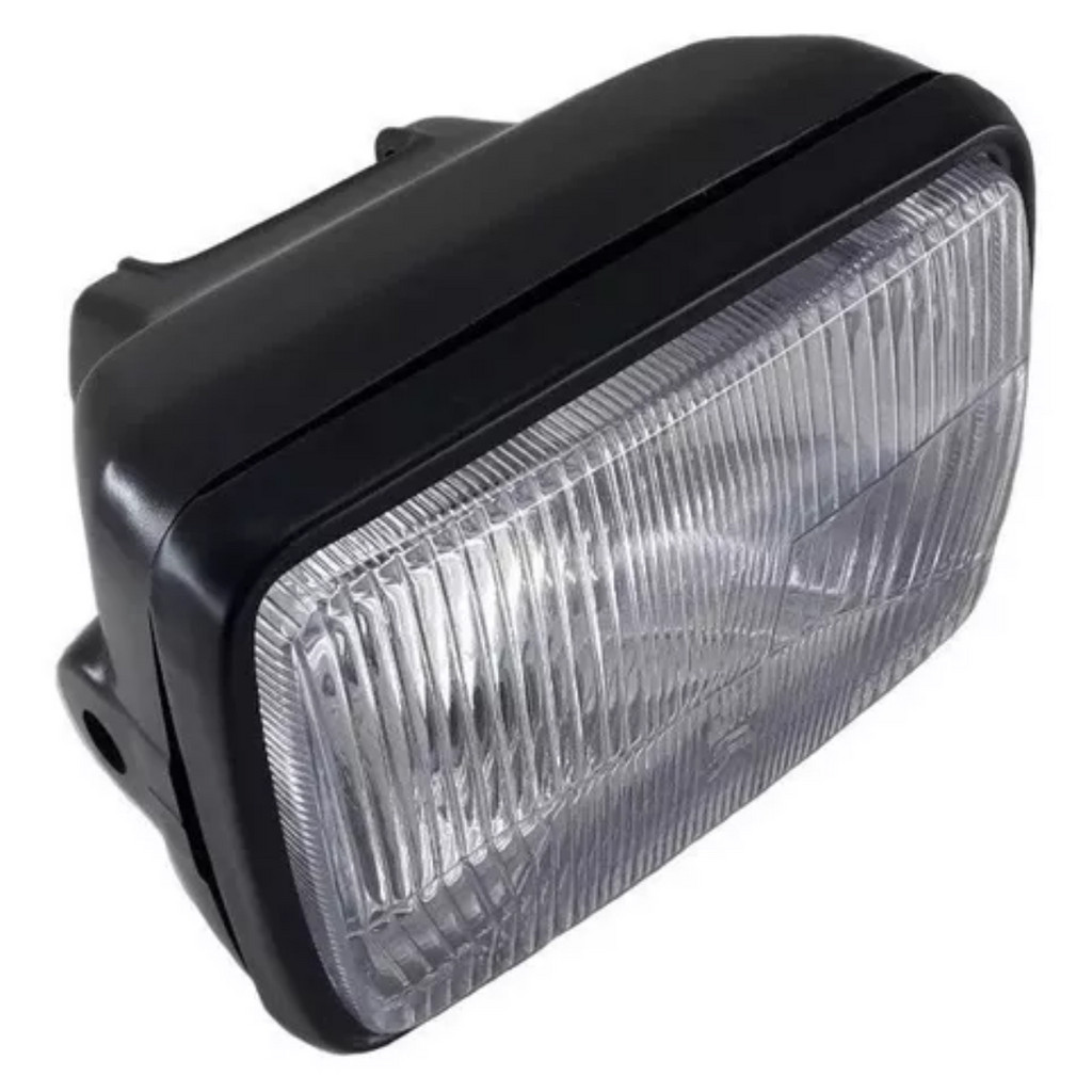 Farol Bloco Óptico Da Motocicleta Cg 125 Today 125 Titan 125 Até 1999 Com Aro Preto em Oferta na Shopee