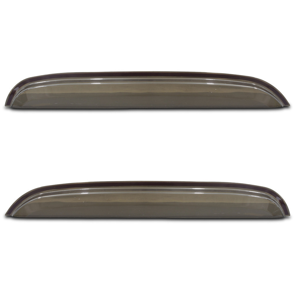 Par Calha de Chuva Porta D20 A20 C20 85 a 96 Bonanza 89 a 94 Cabine Simples Fumê Com Fita Dupla Face