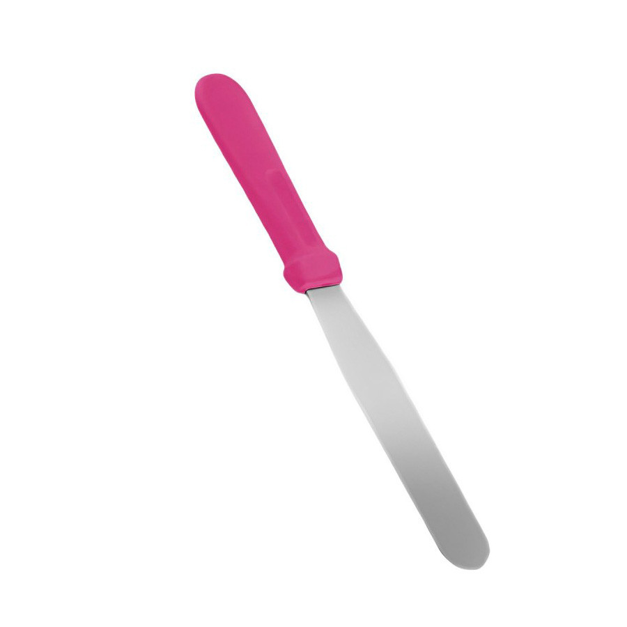 Espátula de Inox Confeiteiro Reta - Pink - 30cm - 1 unidade - Prime Chef - Rizzo - Home & Living