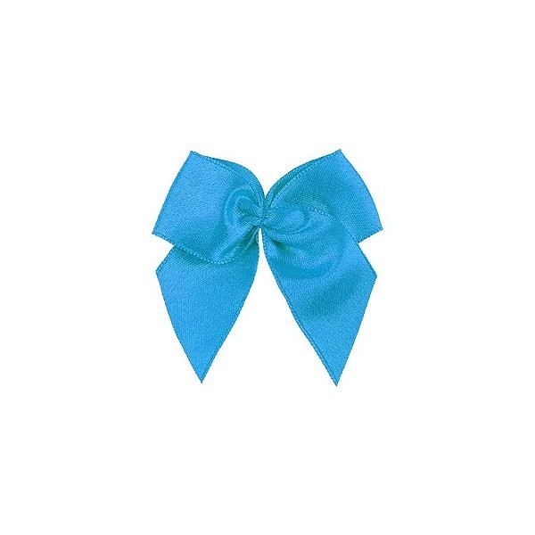 Lacinho Azul Turquesa Tipo Gordinho - Pct c/ 50 peças - Laços Marcela - Rizzo - Stationery