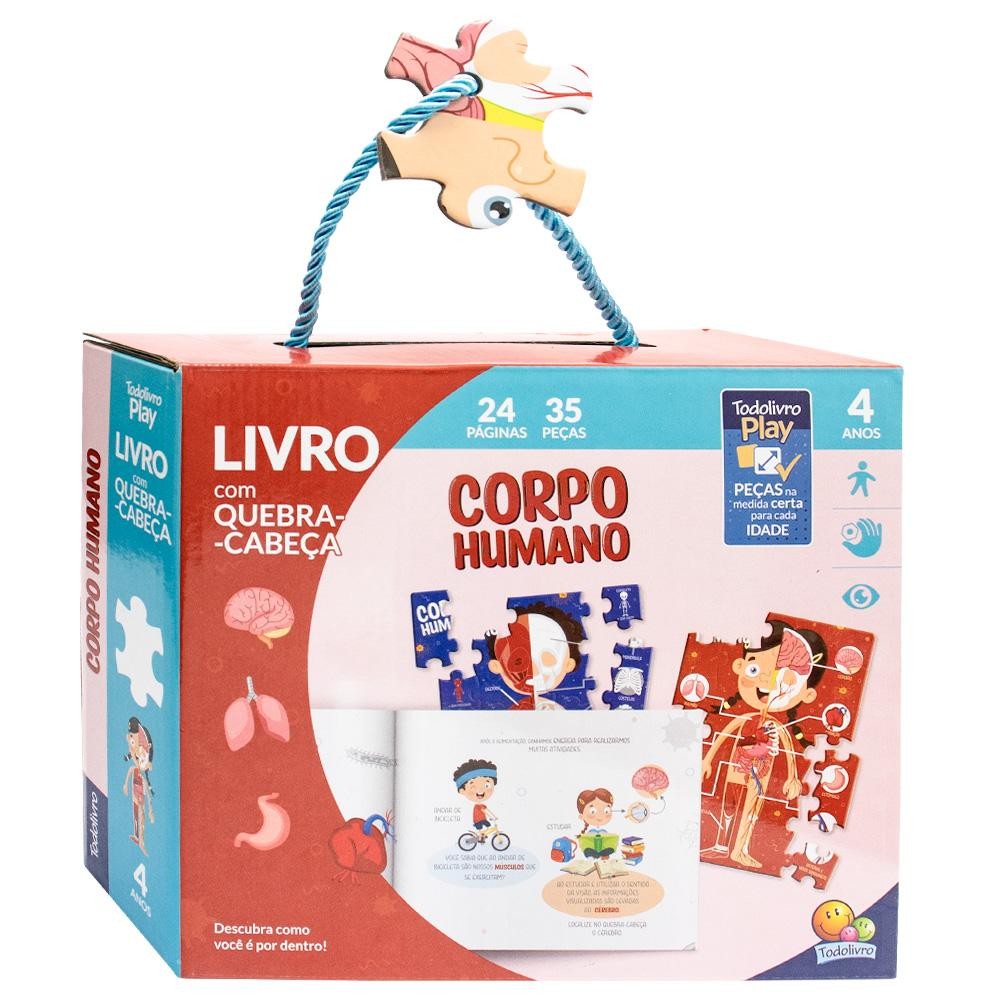 Todolivro Play QC 4A Corpo HumanoLivros LD+MS em Oferta na Shopee