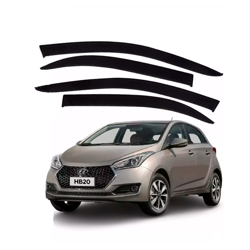 SUPER Calha de Chuva HB20 HATCH/ HB20X 2013>2019 4 PTS TOP MIX