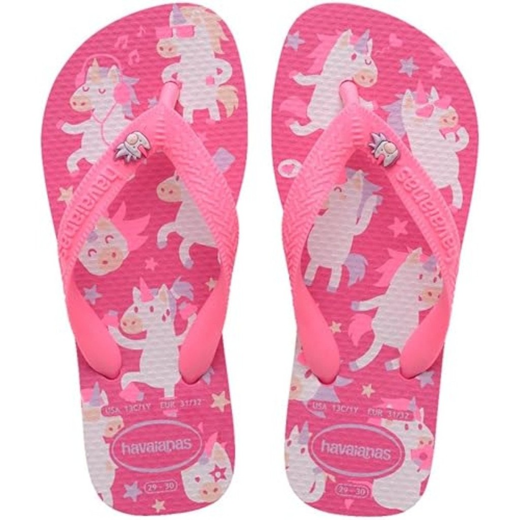 Chinelo Havaianas Infantil Fantasy JR - Rosa Flux