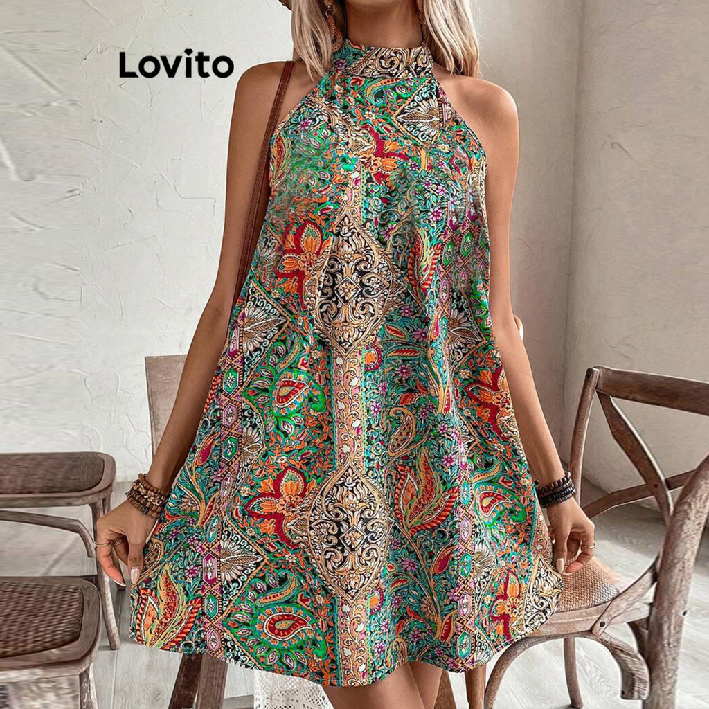 Lovito Casual Gingham Ruffle Hem Botão Drapeado Texturizado Tecido Puff Manga Conjuntos de Saia para Mulheres LBL19585 - Women Clothes
