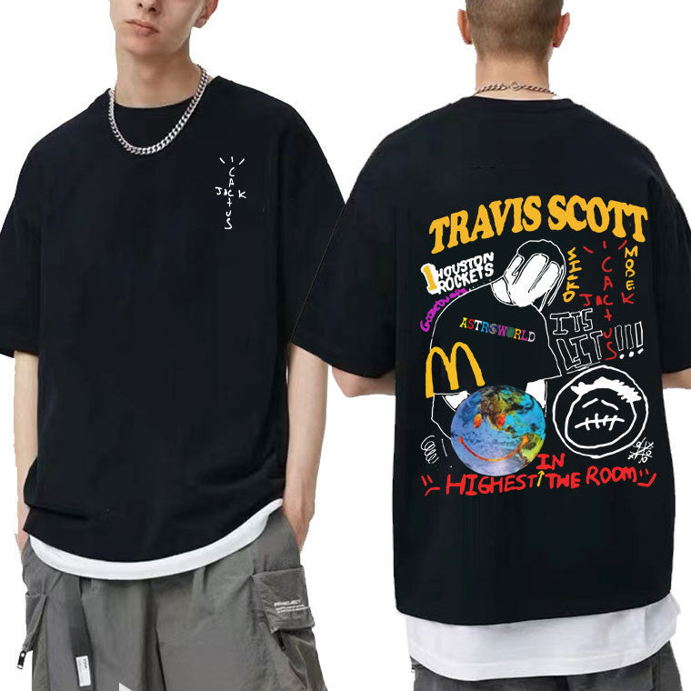 CAMISETA UNISSEX ESTAMPA PERSONALIZADA TRAVIS SCOTT DIVERSAS