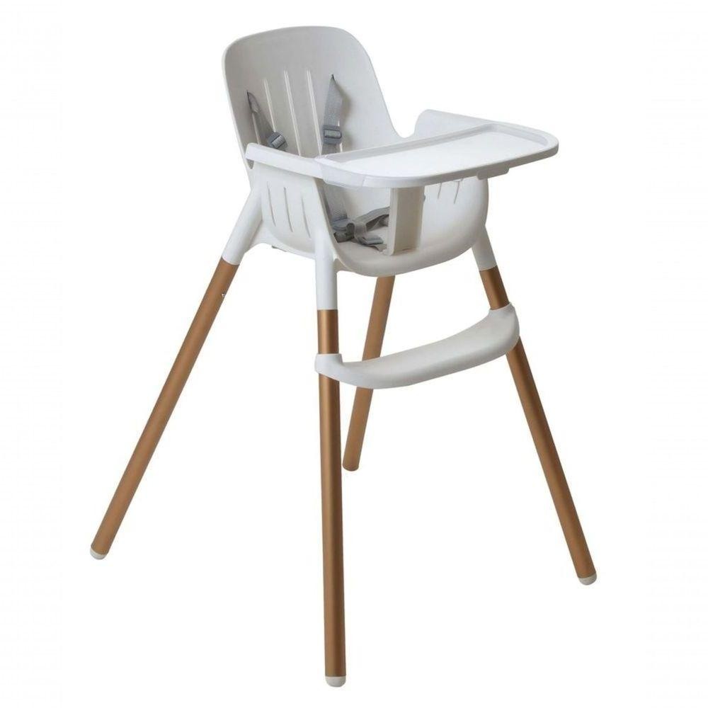 Cadeirinha De Alimentação Burigotto Poke Até 15kg Frosty Polar Branco - Mom & Baby