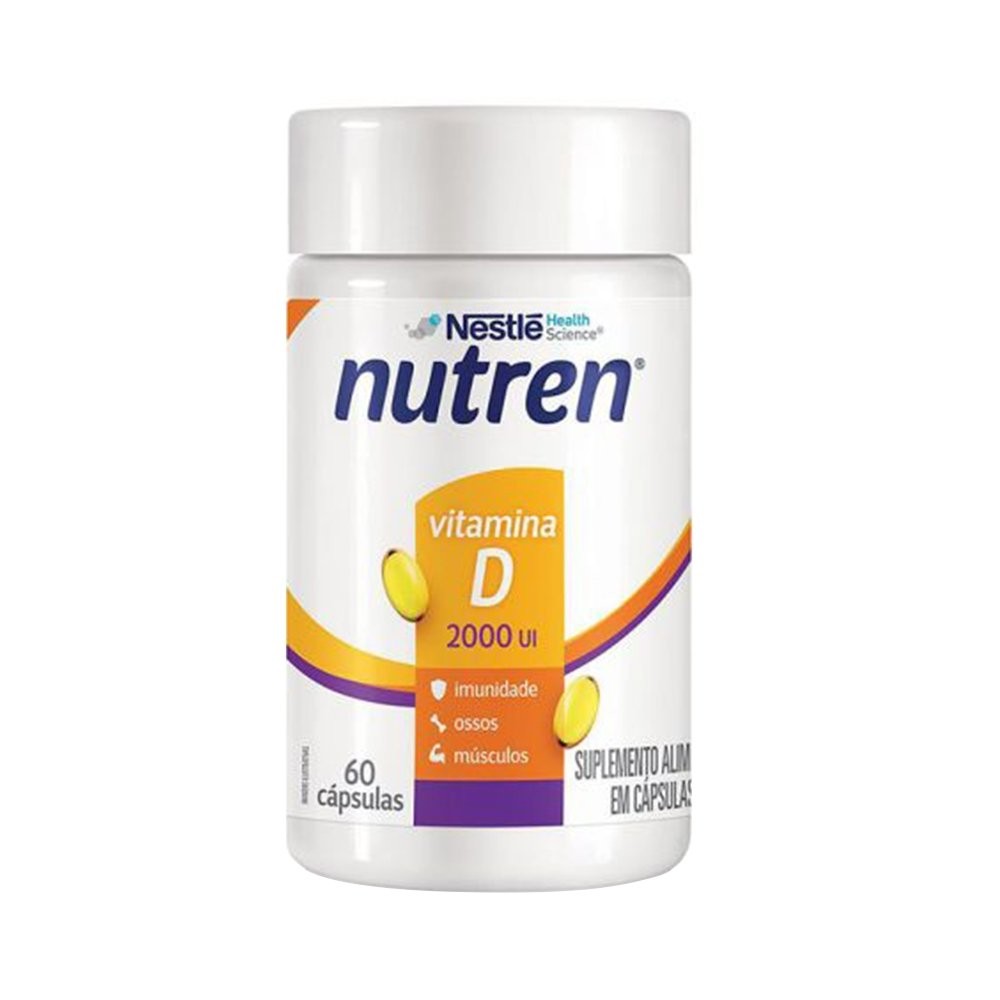 Nutren Vitamina D Soft 2000UI - Embalagem com 60 Cápsulas - Health