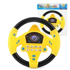 Volante Brinquedo Interativo Buzina Led Som Infantil Musical