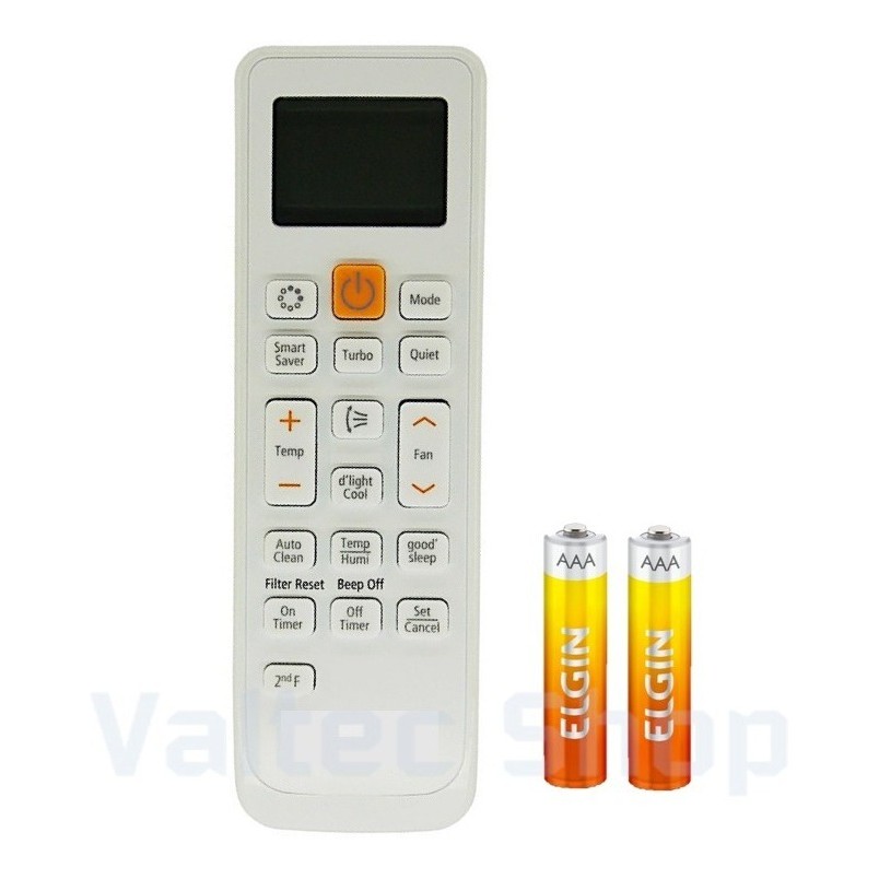 Controle Remoto Ar Condicionado Split Samsung Inverter Virus